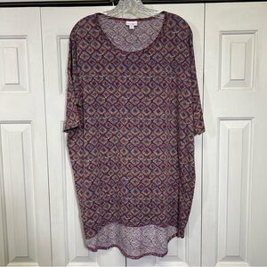 LuLaRoe Multicolored Tunic Top